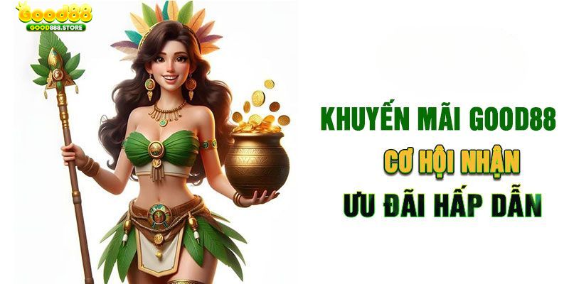 Khuyến mãi Good88 đình đám, hot nhất năm 2024